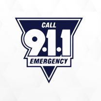 Call 911 Law Enforment Vinyl Decals Stickers