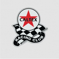 Caltex Racing Club Vintage Decal Sticker