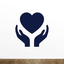 Care Silhouette Vinyl Wall Decal