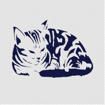 Cat 13 Animal Shape Vinyl Decal Sticker