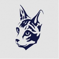 Cat 7 Animal Shape Vinyl Decal Sticker