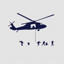 Chopper Military Vinyl Decal Sticker