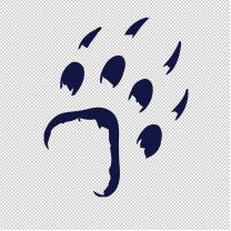 Claws 3 Animal Shape Vinyl Decal Sticker