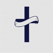 Cross Decal  Vinyl Sticker