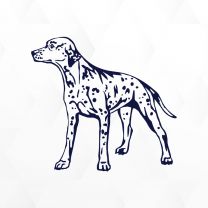 Dalmation firefighter Vinyl Decal Sticker