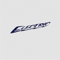 Electric Vinyl Decal Sticker