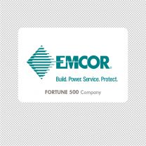 Emcor Group Inc Company Logo Graphics Decal Sticker