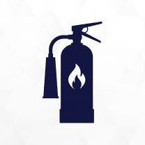 Extinguisher Firefighter Vinyl Decal Sticker