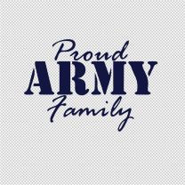 Family Military Vinyl Decal Sticker