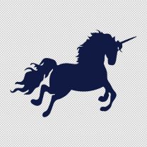 Fast Unicorn Decal Sticker
