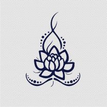 Flower Dot Decorative Vinyl Decal Stickers