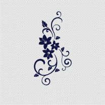 Flowers Design 2 Decorative Vinyl Decal Stickers