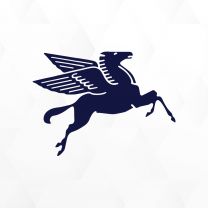 Flying Horse Airplane Decal Sticker