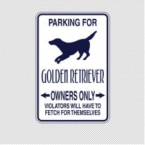 Golden Retriever 2 Dog Animal Shape Vinyl Decal Sticker