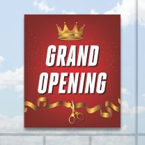 Grand Opening Full Color Digitally Printed Window Poster