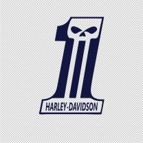 Hd 1 Motorcycle Vinyl Decal Sticker