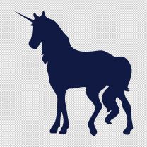 Heavy Unicorn Decal Sticker
