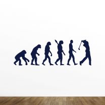 Hockey Silhouette Vinyl Wall Decal Style-C