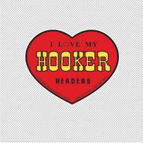 Hooker Headers Decals Nhra Nascar Decal Sticker