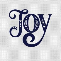 Joy Decorative Vinyl Decal Stickers