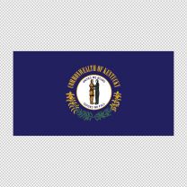 Kentucky State Flag Decal Sticker