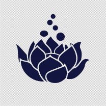 Lotus Flower Decal Sticker