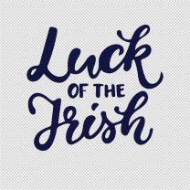 Luck Holiday Vinyl Decal Sticker