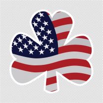 Lucky Charm USA Decal Sticker