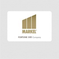 Markel Company Logo Graphics Decal Sticker