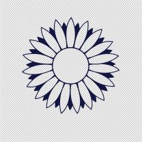 Max Flower Sunflower Decal Sticker