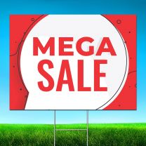 Mega Sale Digitally Printed Street Yard Sign