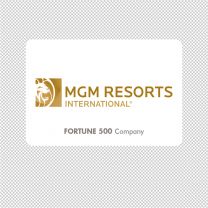 Mgm Resorts International Company Logo Graphics Decal Sticker