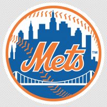 New York Mets Baseball Team Logo Decal Sticker