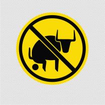 No Bullshit Hard Hat Decal Sticker