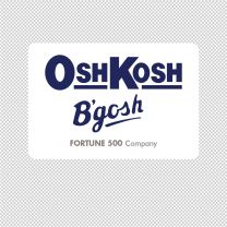 Oshkosh B Gosh Company Logo Graphics Decal Sticker