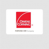 Owens Corning Company Logo Graphics Decal Sticker