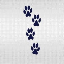 Paws 2 Animal Shape Vinyl Decal Sticker