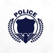 Pd Circle Law Enforcement Vinyl Decals Stickers