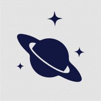 Planet Decorative Vinyl Decal Stickers