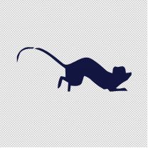 Rat Mouse Animal Shape Vinyl Decal Sticker