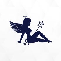 Succubus Windshield Vinyl Decal Sticker