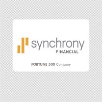 Synchrony Financial Company Logo Graphics Decal Sticker