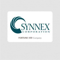 Synnex Corporation Company Logo Graphics Decal Sticker