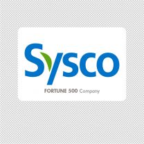 Sysco Company Logo Graphics Decal Sticker