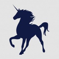 Tall Unicorn  Decal Sticker