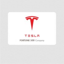 Tesla Company Logo Graphics Decal Sticker