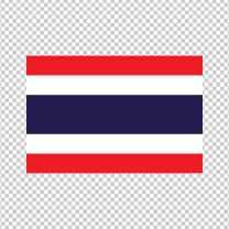 Thailand Country Flag Decal Sticker