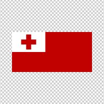 Tonga National Country Flag Decal Sticker