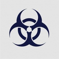 Toxic Shapes Symbols Vinyl Decal Sticker