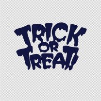 Trick Holiday Vinyl Decal Sticker